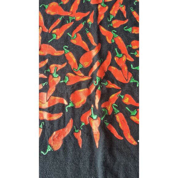 1993 D’EM CRAZY HATCH chili pepper Large  T-shirt made in USA Single Stitch VTG - Picture 7 of 11